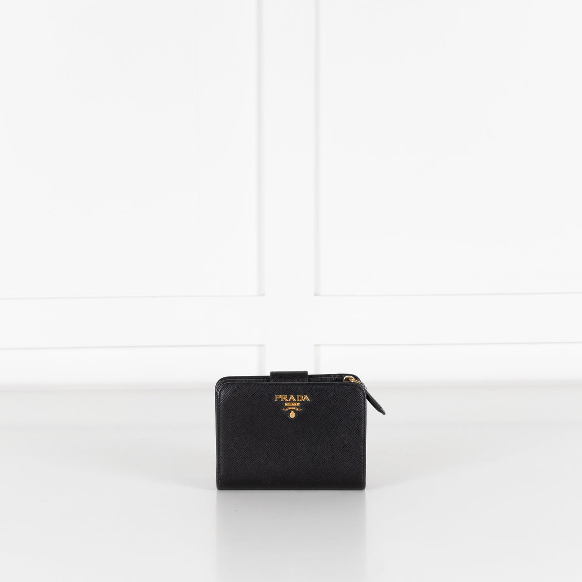Prada Black Saffiano Wallet