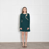 Jonathan Simkhai Green Beaded Mini Dress