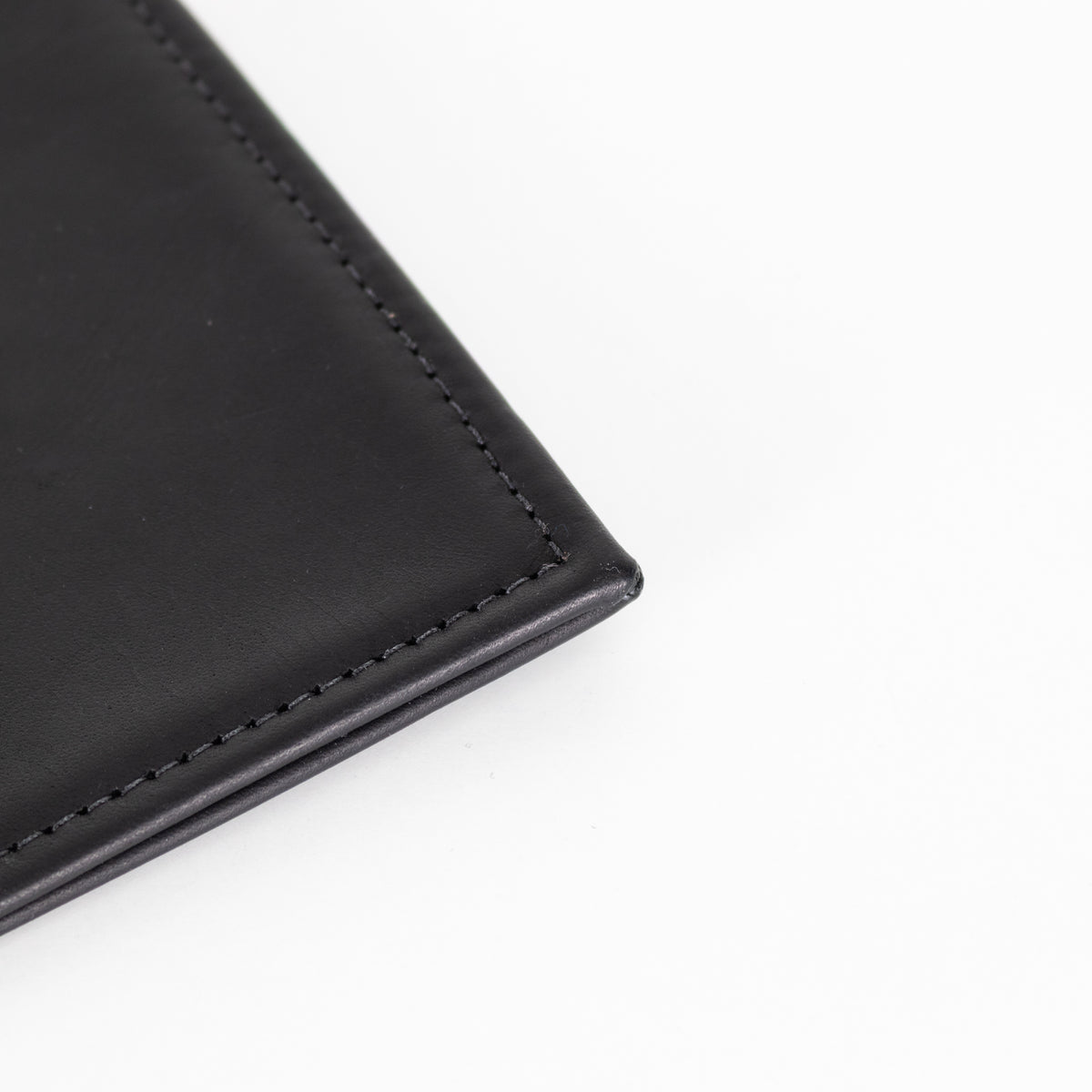 Fount Black Leather The Finley Clutch Bag