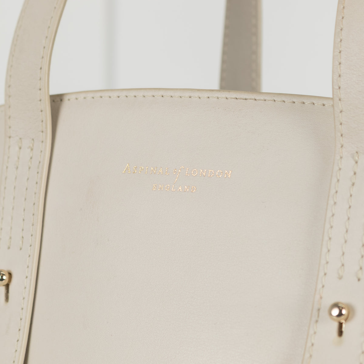Aspinal of London Cream Top Handle Tote