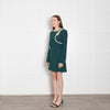 Jonathan Simkhai Green Beaded Mini Dress