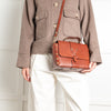 Sandro Brown Abby Satchel Bag