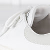Prada White Leather Platform Trainers