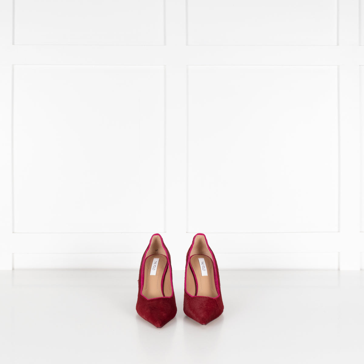 The Fold Red Ponyskin Shoes
