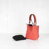 Strathberry Red Leather Lana Shoulder Bag