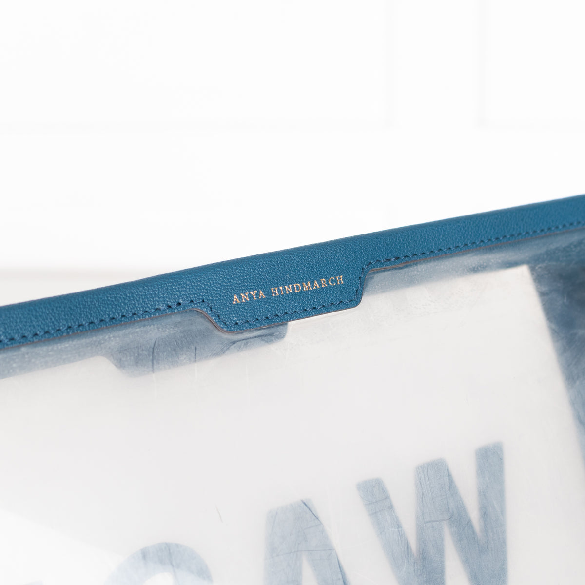 Anya Hindmarch Blue Wash Bag