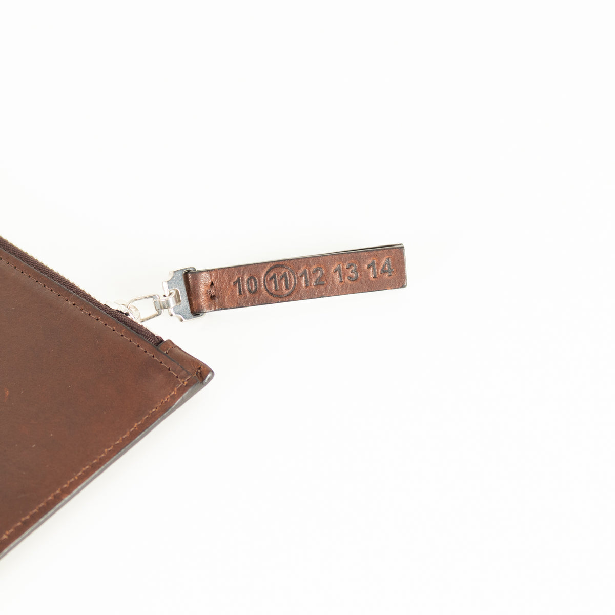Maison Margiela  4 Stitch Fragment Case in Brown Leather