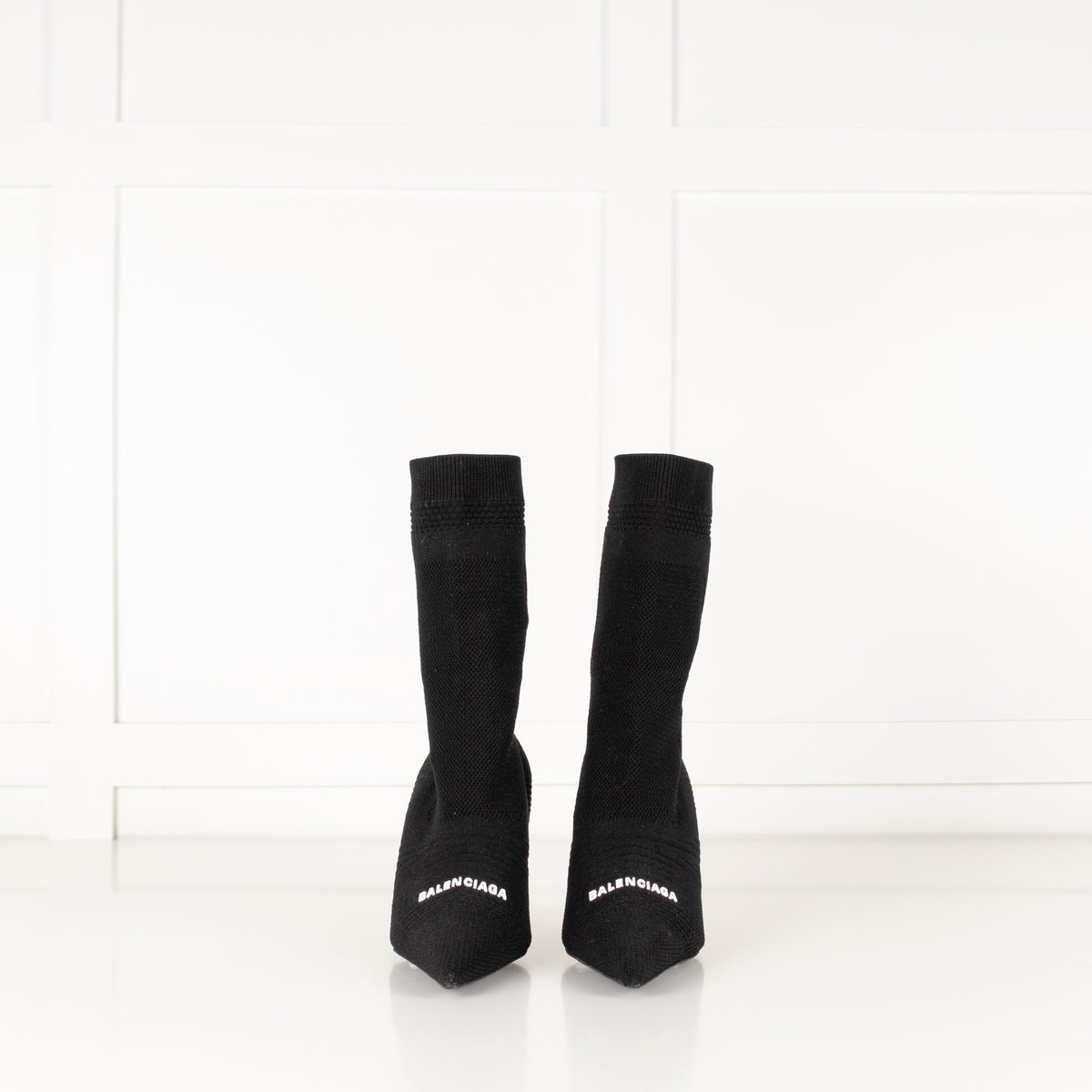 Balenciaga Black Logo Sock Boot