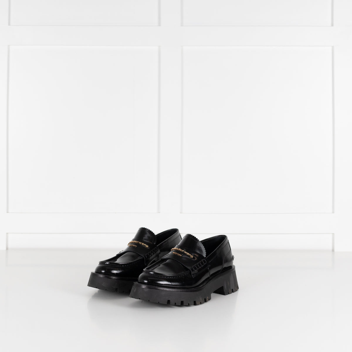 Alexander Wang Carter Black Lug Loafer