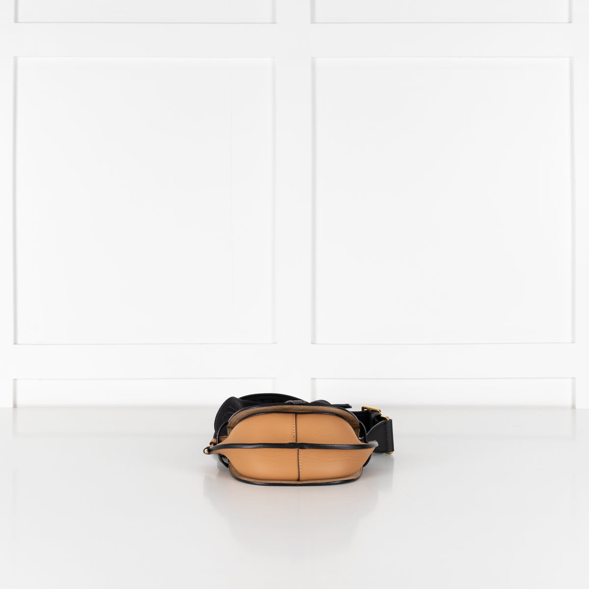 Loewe Tan Black Dual Leather Gate Mini Cross-Body Bag