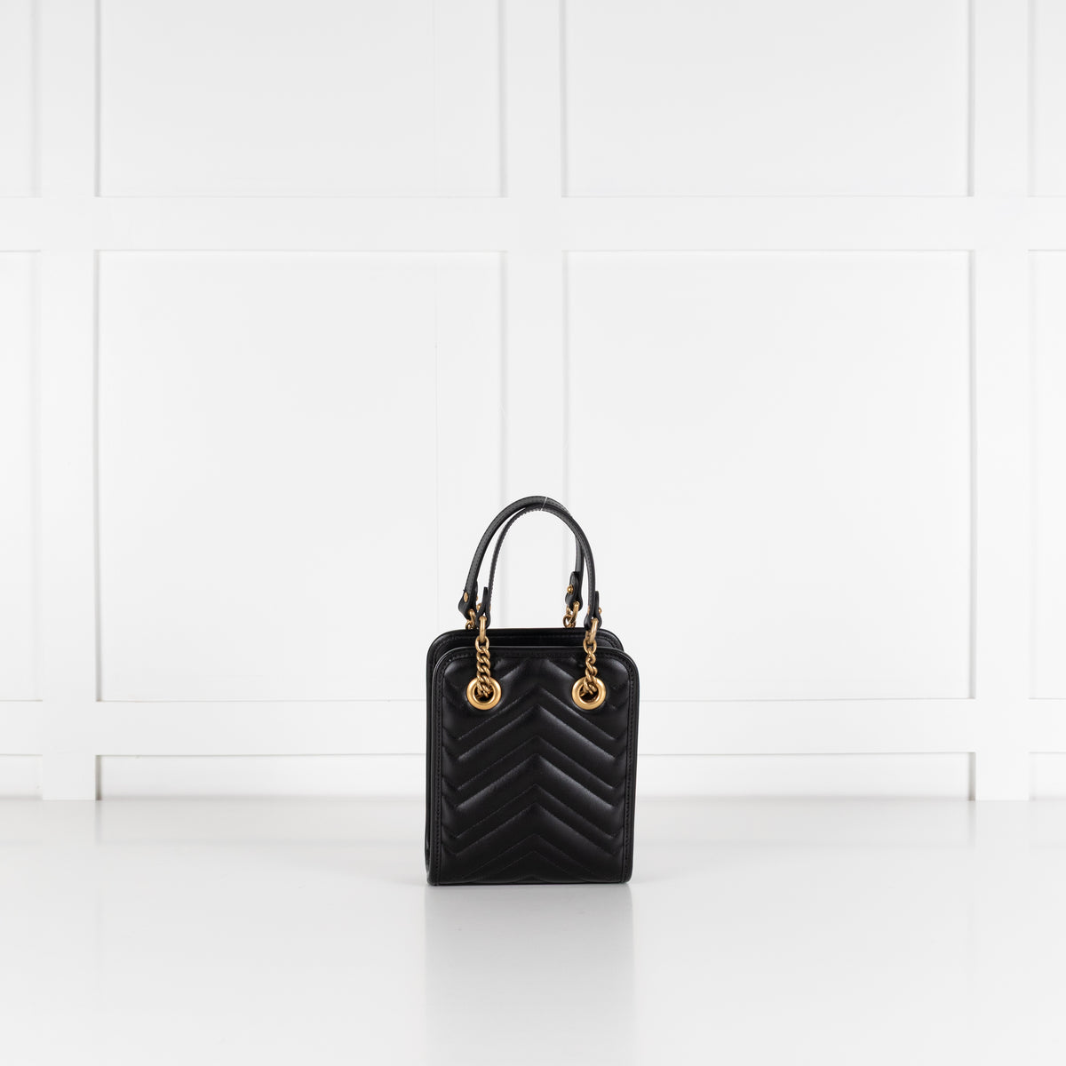Gucci Black GG Marmont Matelasse Mini Bag