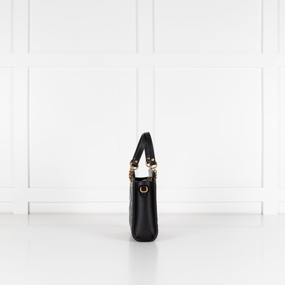 Gucci Black GG Marmont Matelasse Mini Bag