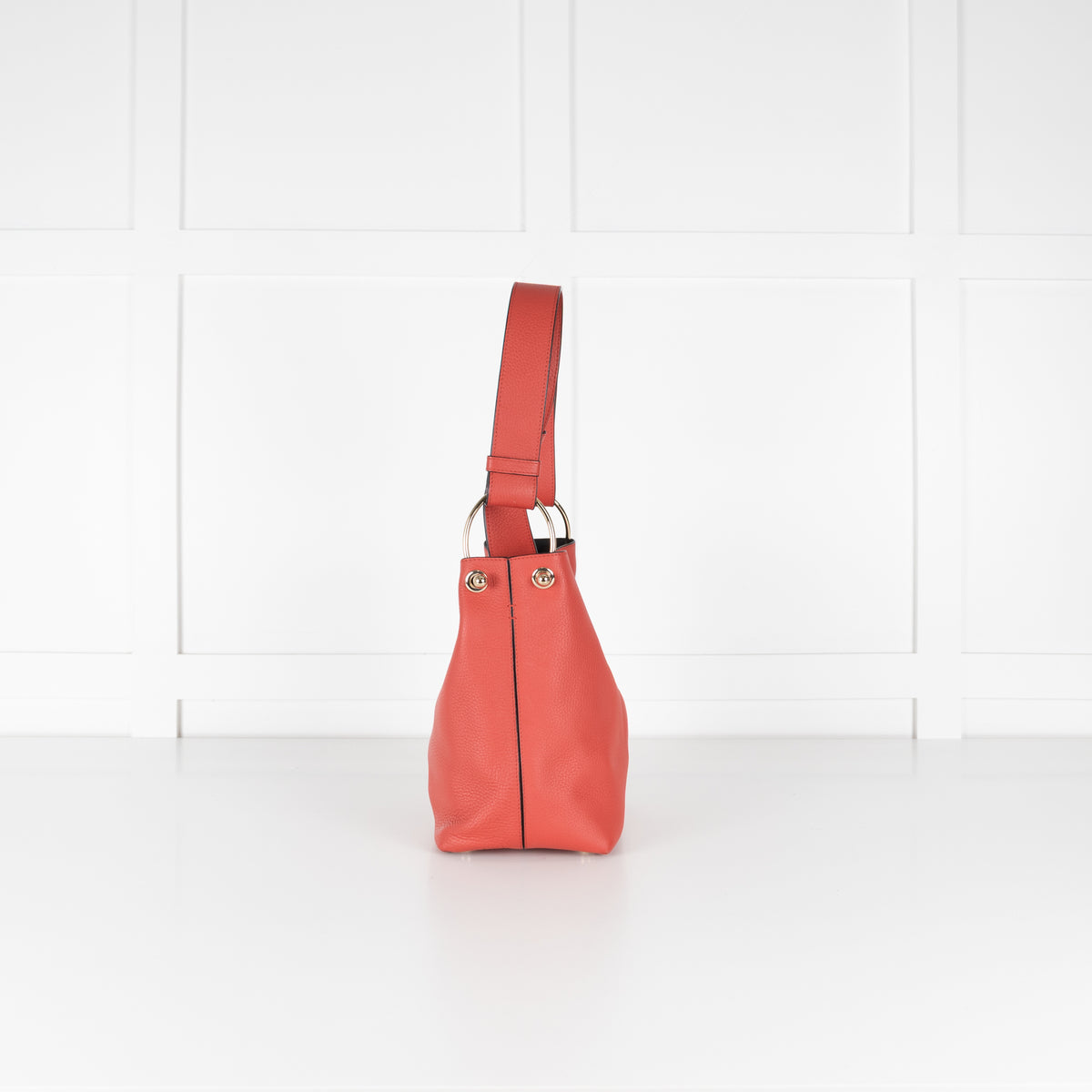 Strathberry Red Leather Lana Shoulder Bag