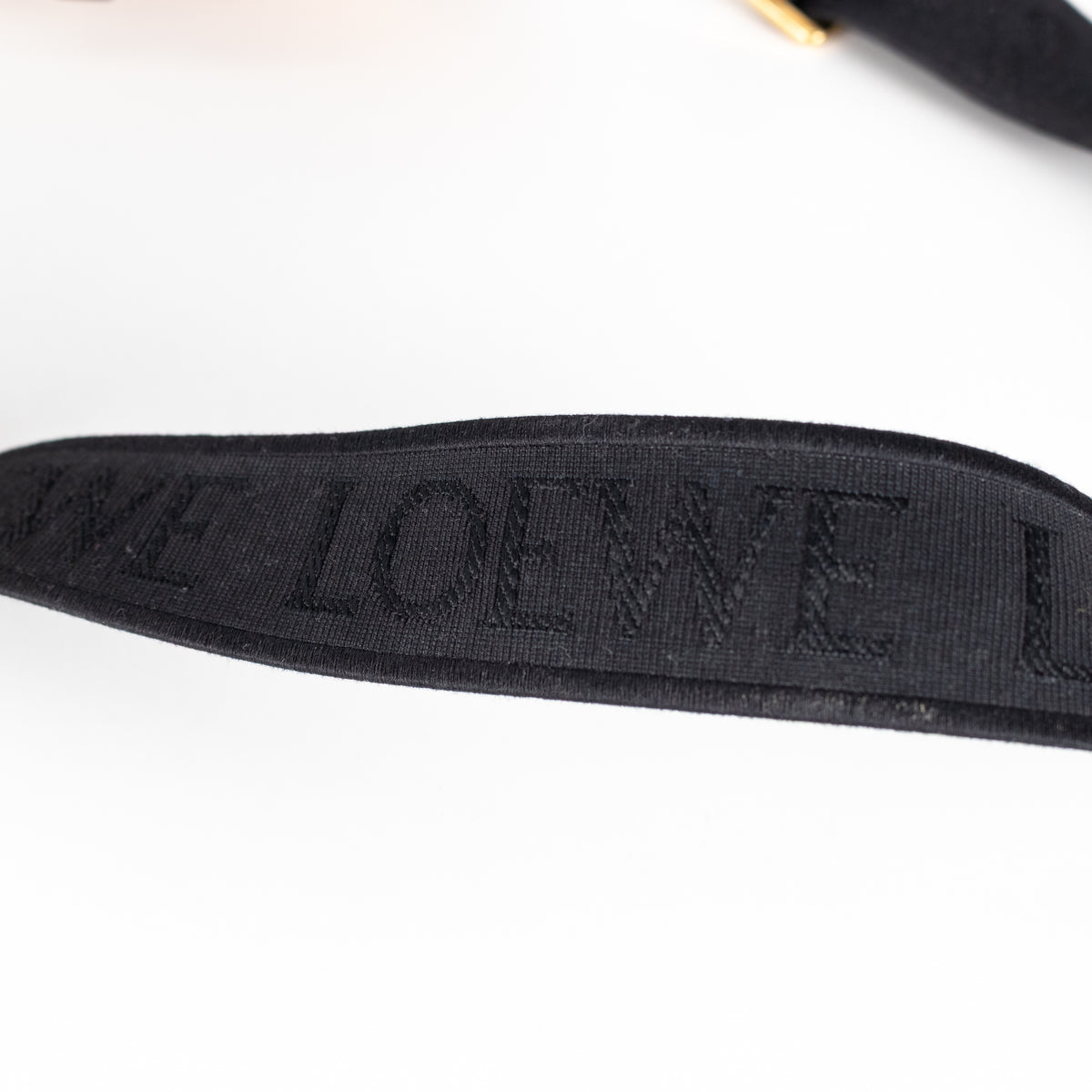 Loewe Tan Black Dual Leather Gate Mini Cross-Body Bag