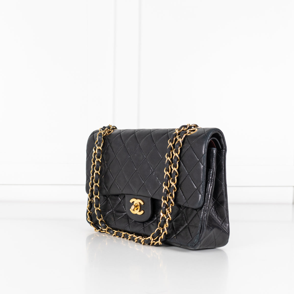 Chanel Vintage Classic Black Double Flap Bag