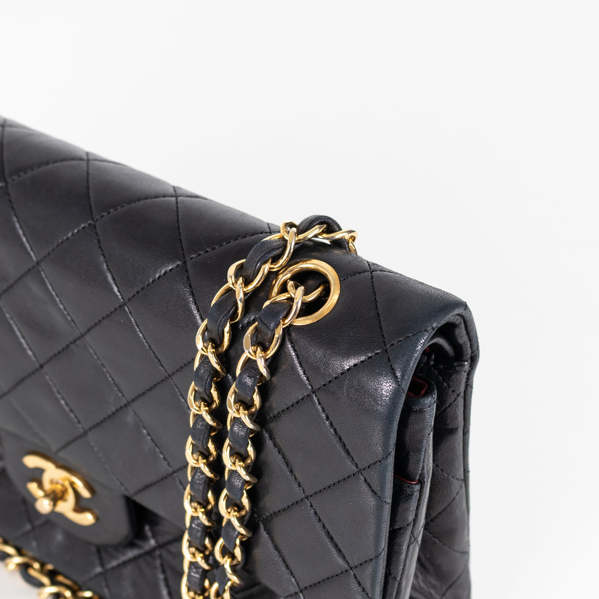 Chanel Vintage Classic Black Double Flap Bag