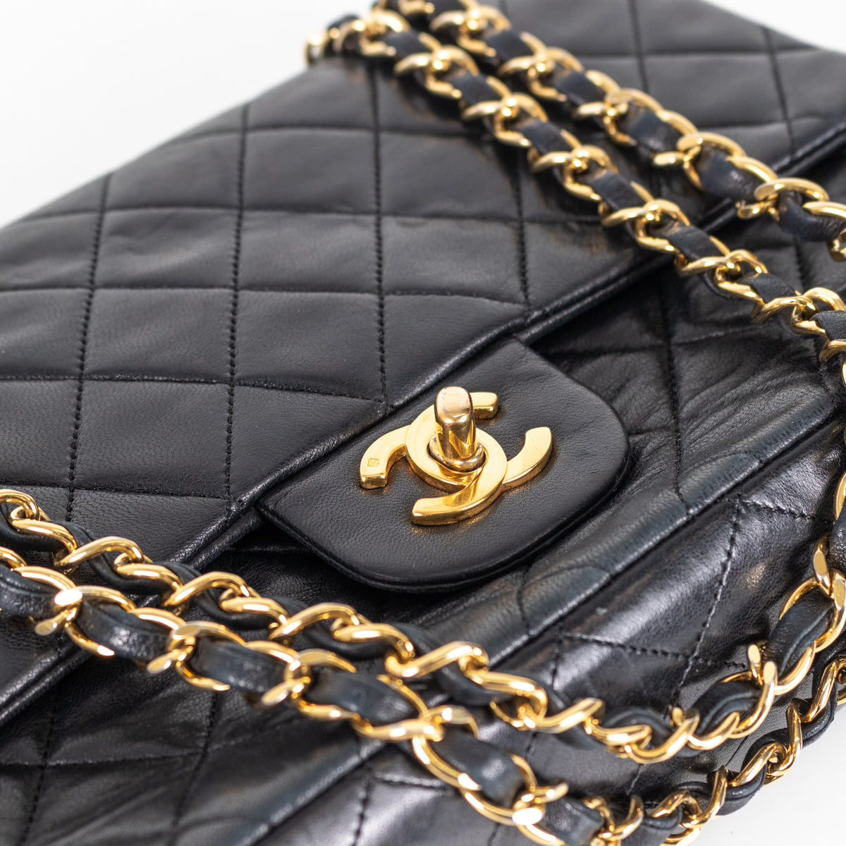 Chanel Vintage Classic Black Double Flap Bag