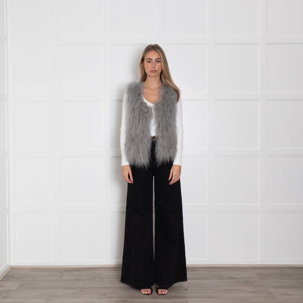 IRO Grey Antea Mongolia Gilet