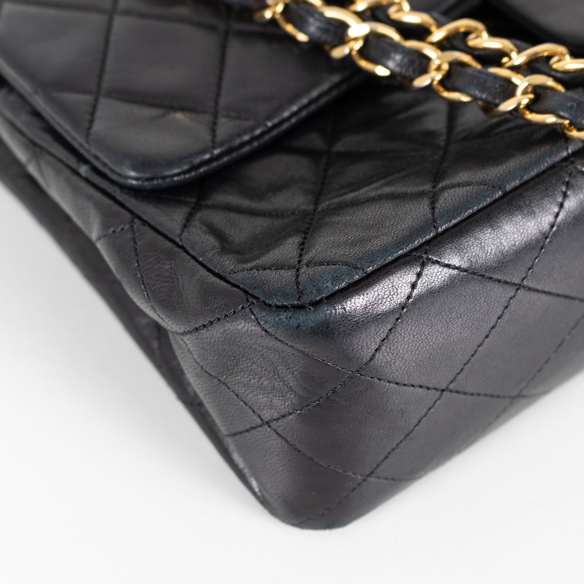 Chanel Vintage Classic Black Double Flap Bag