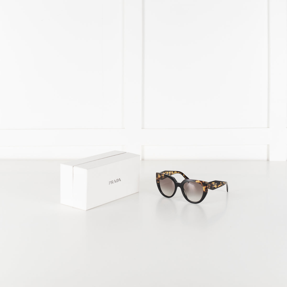 Prada Black Brown Tortoise Sunglasses