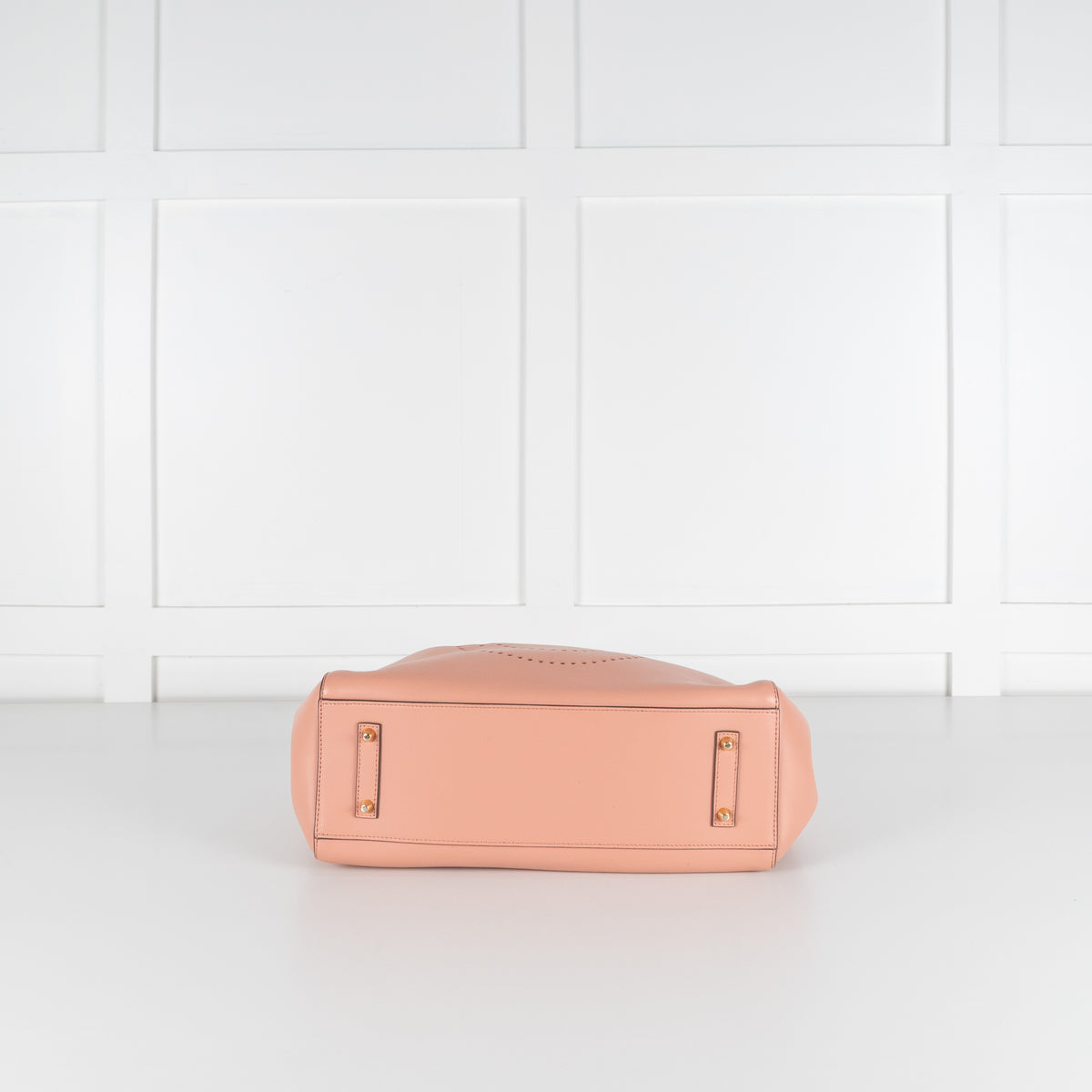 Anya Hindmarch Salmon Smiley Ebury Tote Bag