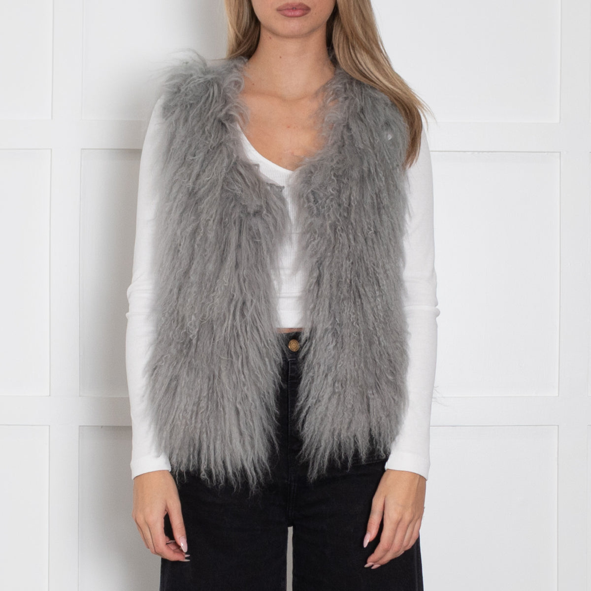 IRO Grey Antea Mongolia Gilet