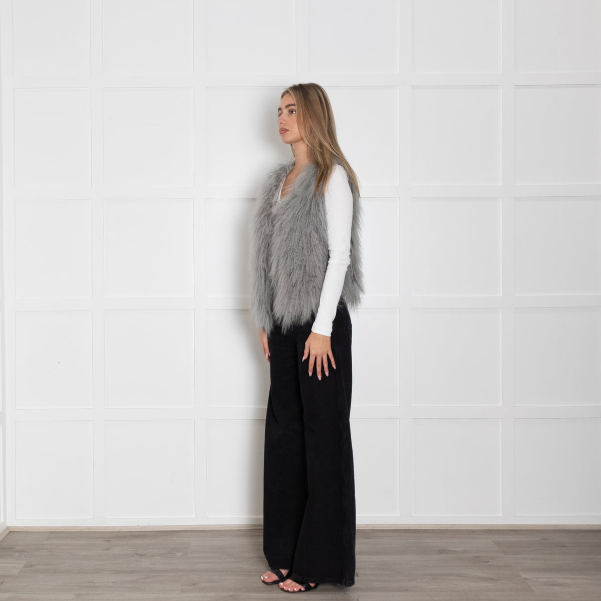 IRO Grey Antea Mongolia Gilet