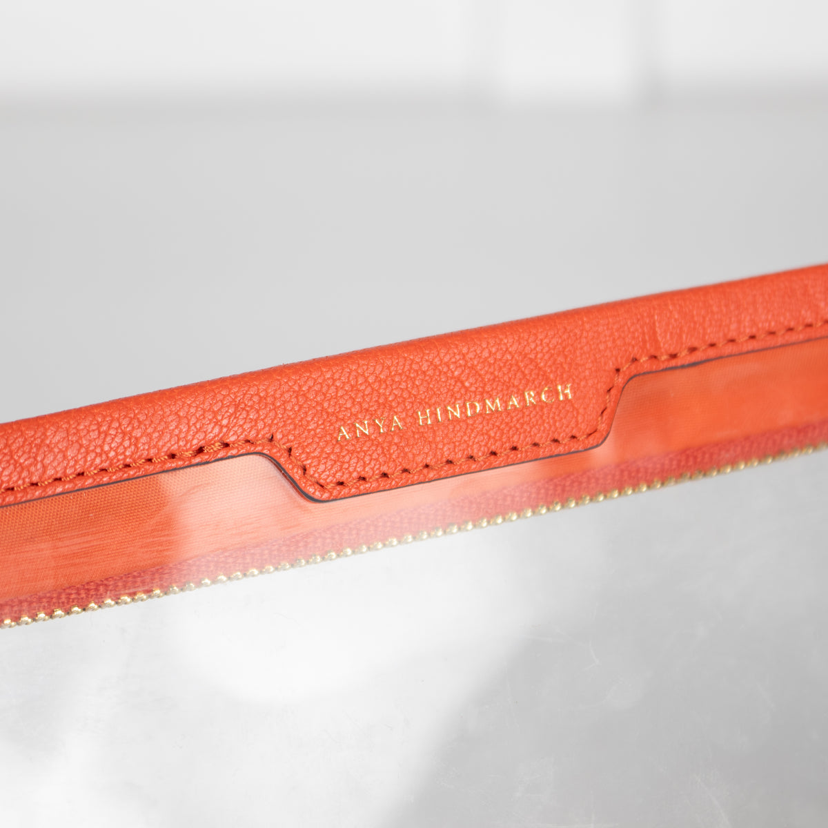 Anya Hindmarch Orange Wash Bag