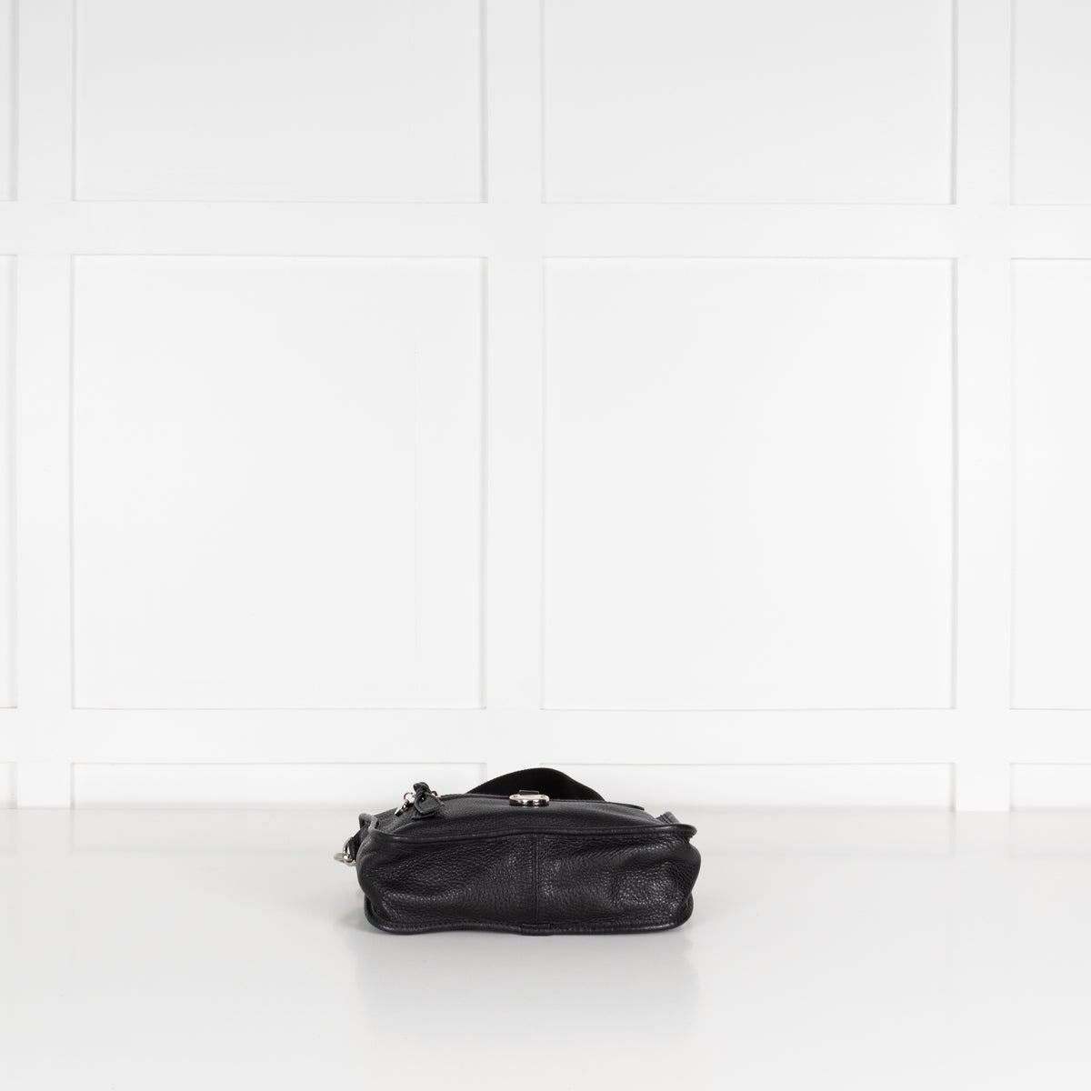 Mulberry Black Grainy Leather Somerset Shoulder Bag