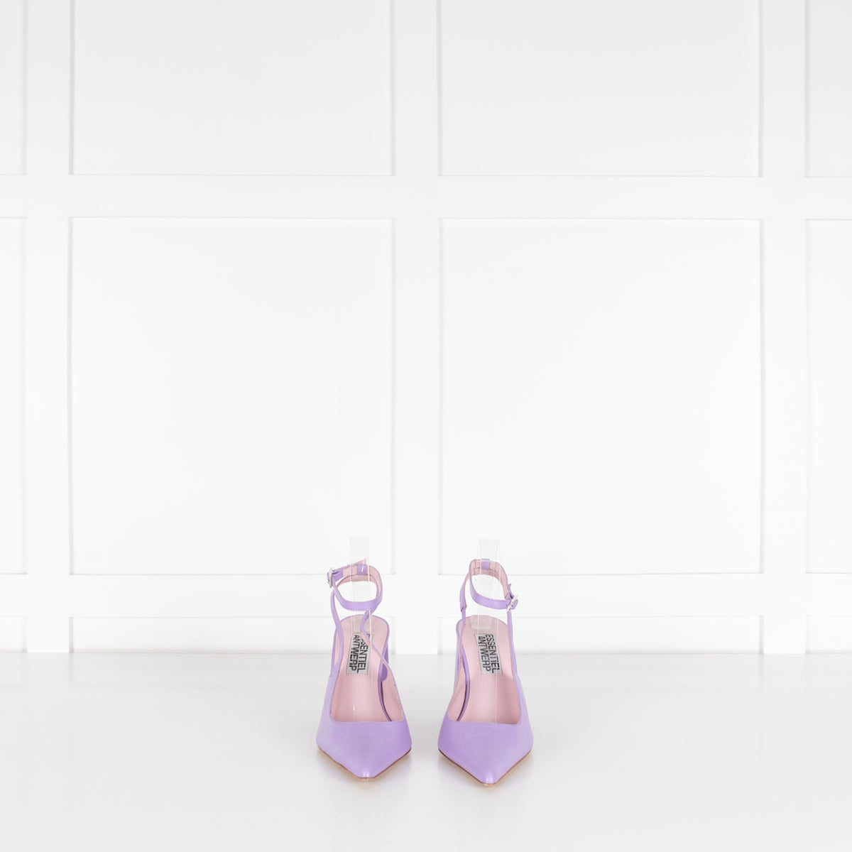 Essentiel Antwerp Lilac Block Heel Slingbacks