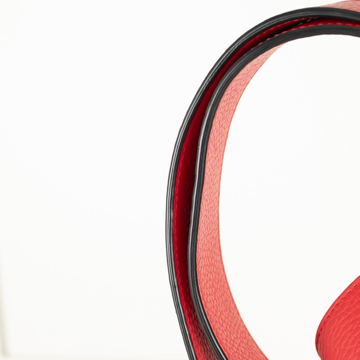 Strathberry Red Leather Lana Shoulder Bag