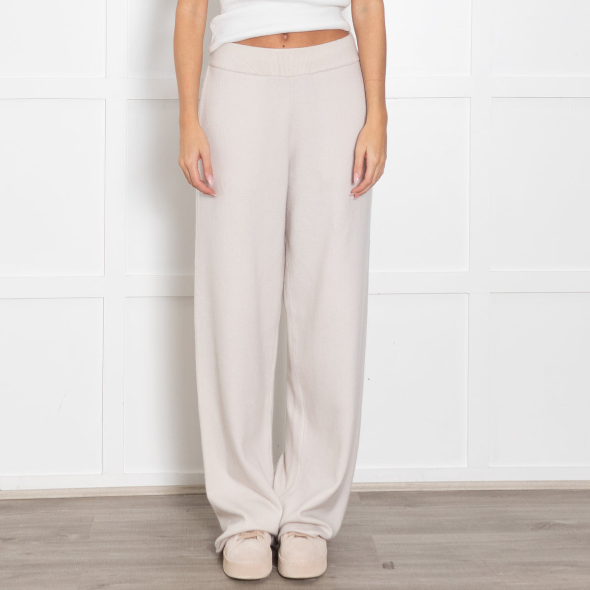 Extreme Cashmere Zubon Cream Cashmere Joggers