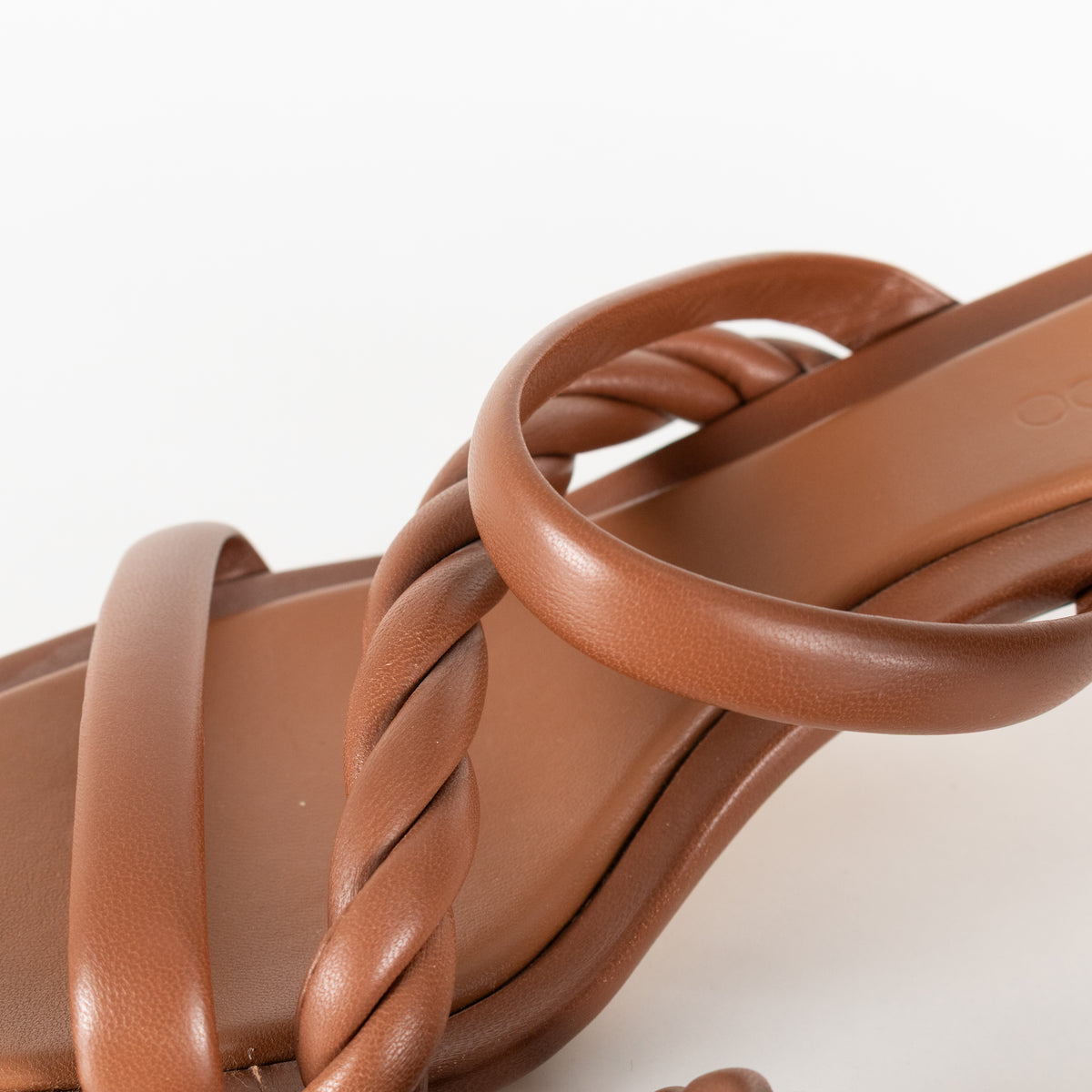 Jimmy Choo Tan Nappa Leather Strappy Heeled Sandals