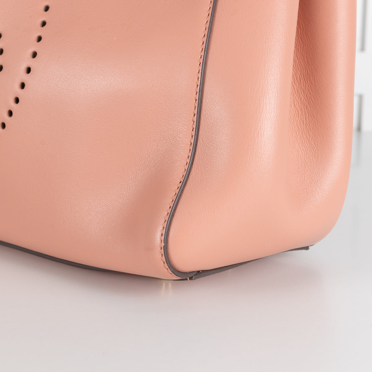 Anya Hindmarch Salmon Smiley Ebury Tote Bag