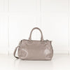 Prada Grey Leather Shoulder Strap Handbag
