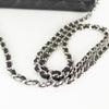 Chanel Black Caviar Leather Wallet On The Chain