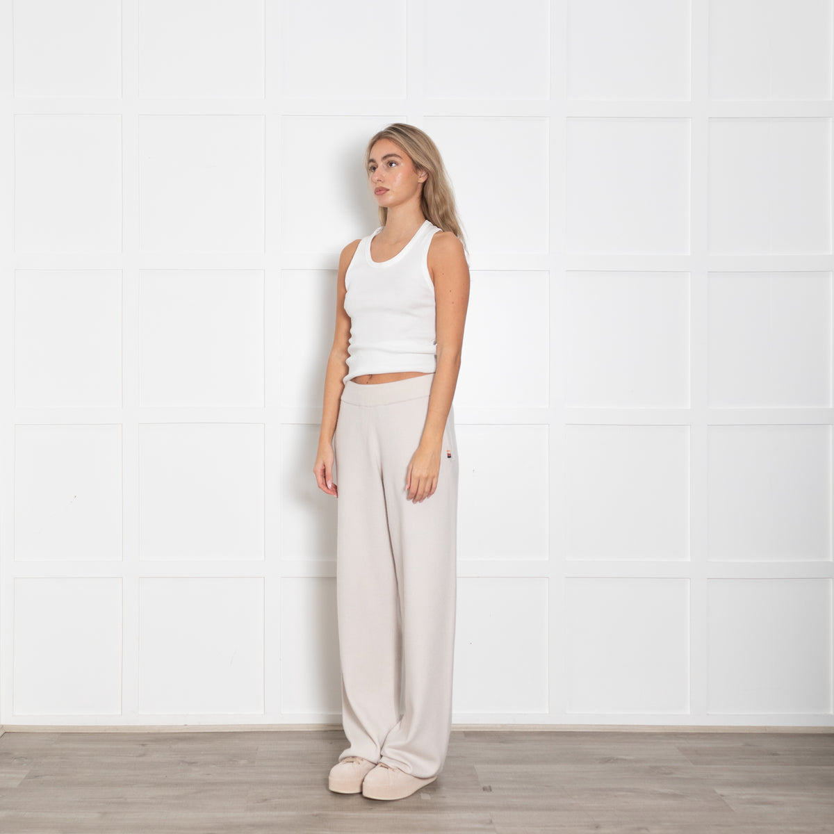 Extreme Cashmere Zubon Cream Cashmere Joggers