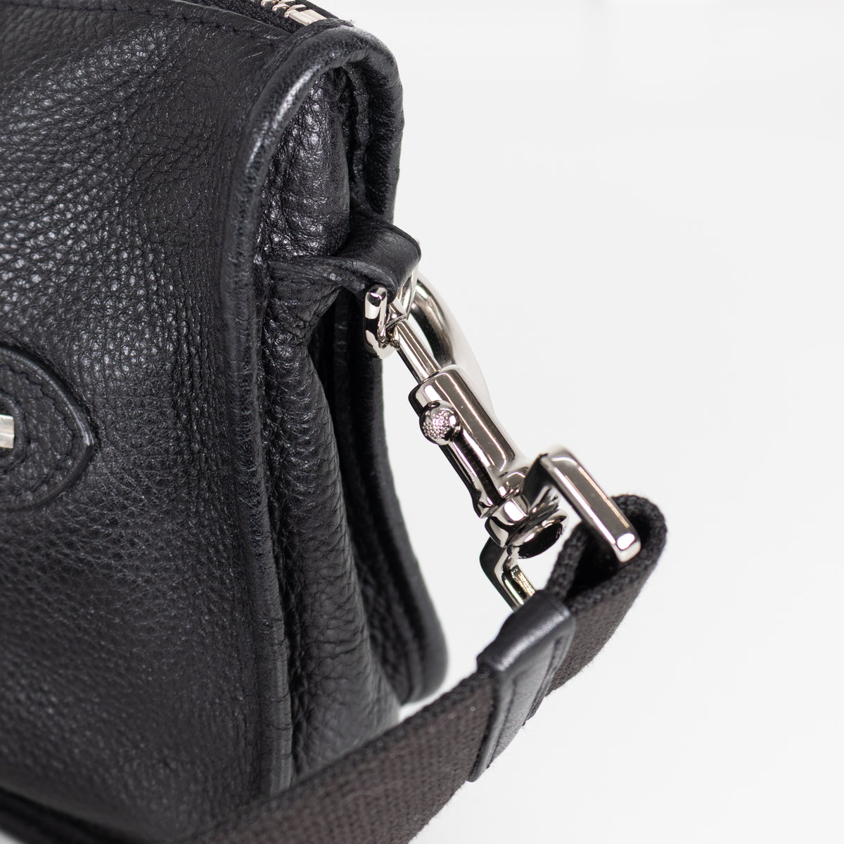 Mulberry Black Grainy Leather Somerset Shoulder Bag