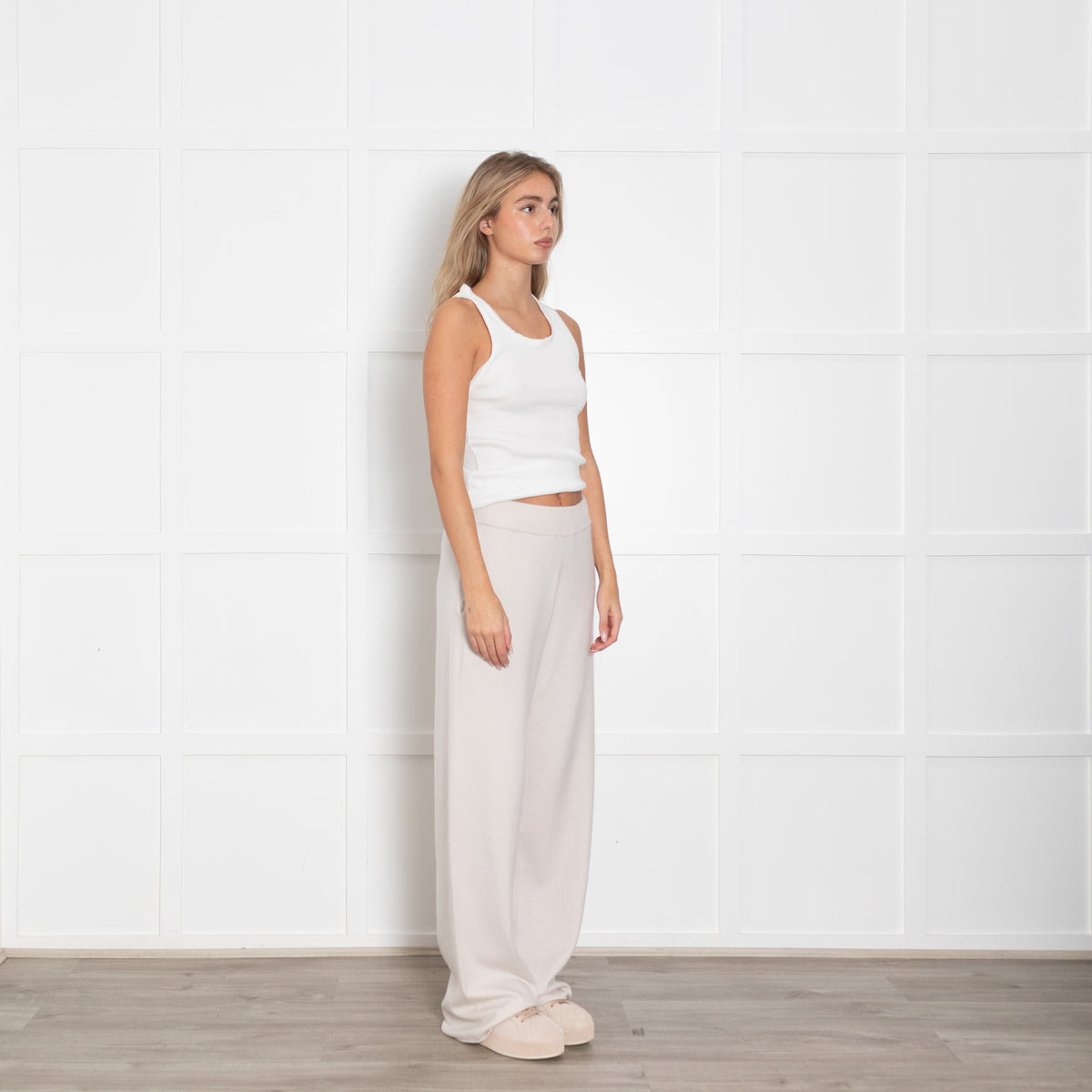 Extreme Cashmere Zubon Cream Cashmere Joggers