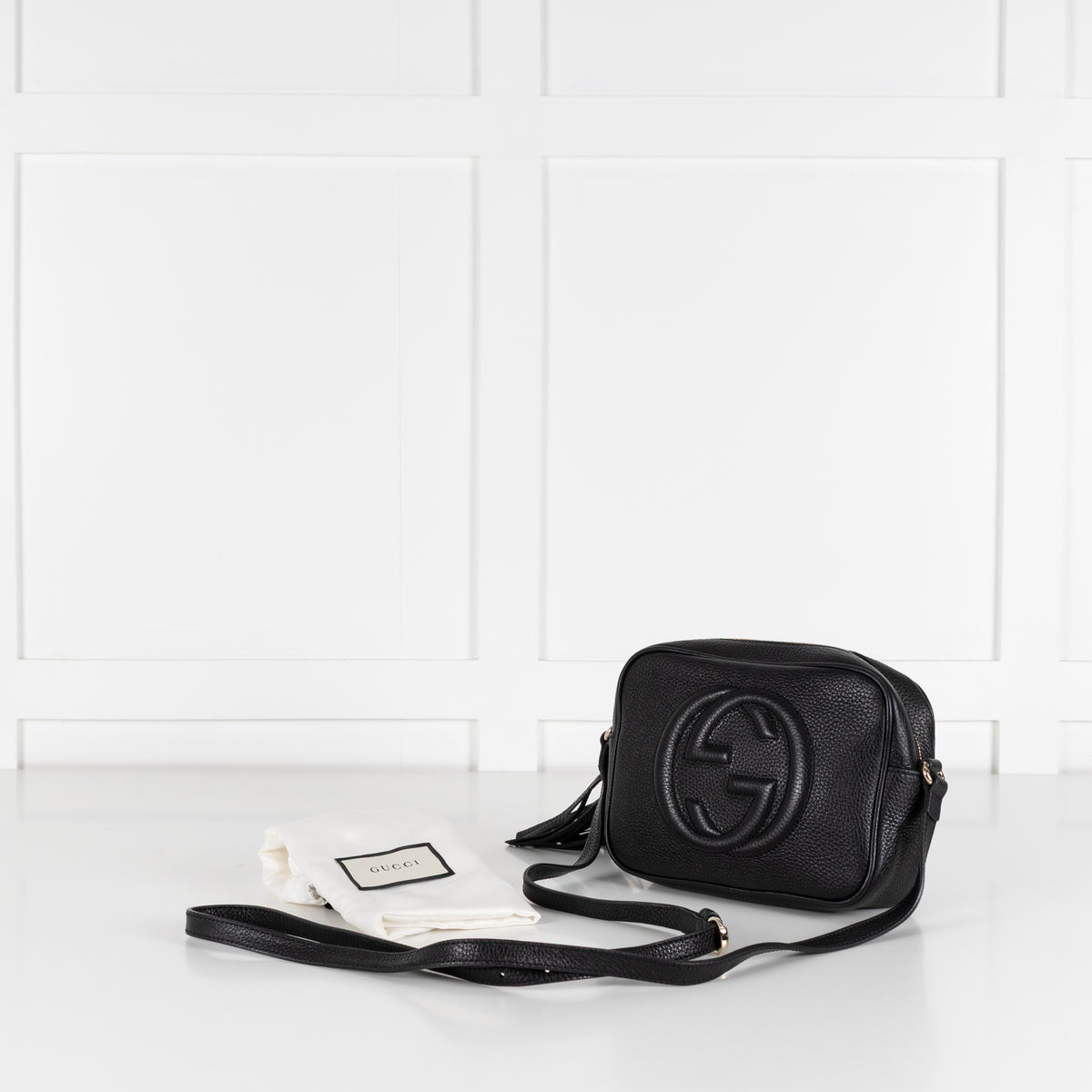 Gucci Black Soho Disco Crossbody Bag
