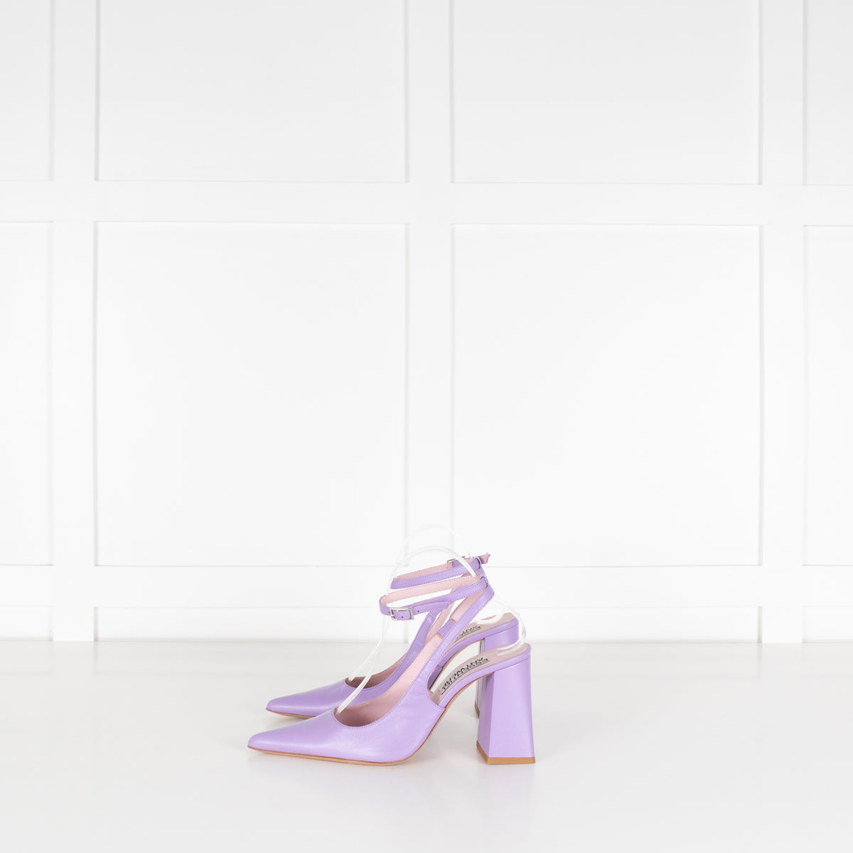 Essentiel Antwerp Lilac Block Heel Slingbacks