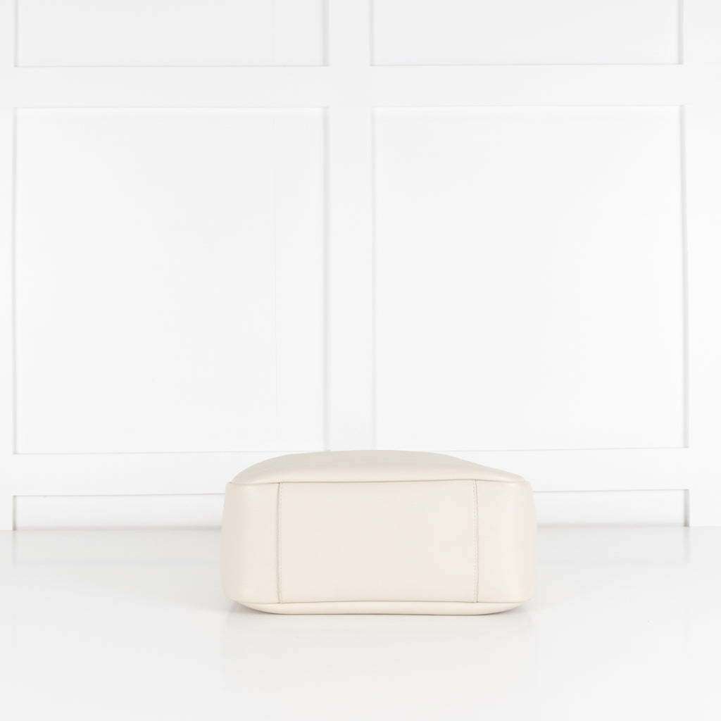 Saint Laurent Cream Large Le 5 a 7 Bag
