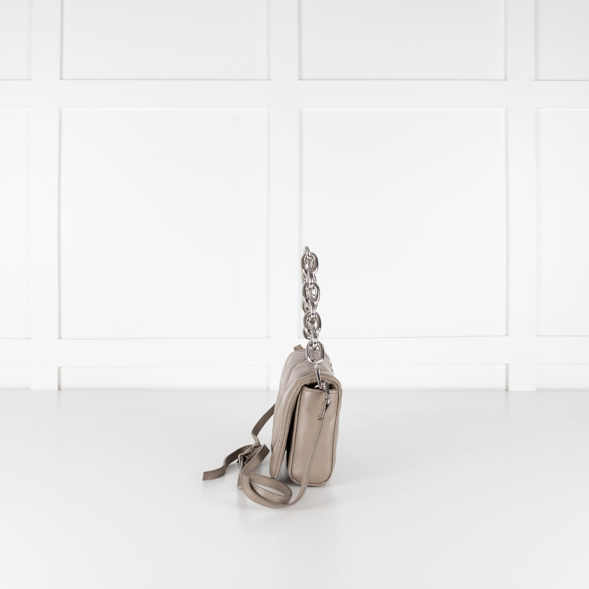 Stand Studio Taupe Brynn Quilted Bag