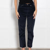 Paige Blue Velvet Split Ankle Jeans