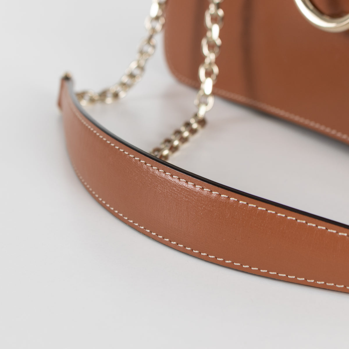 Cartier Tan Calfskin Panthere De Cartier Chain Bag