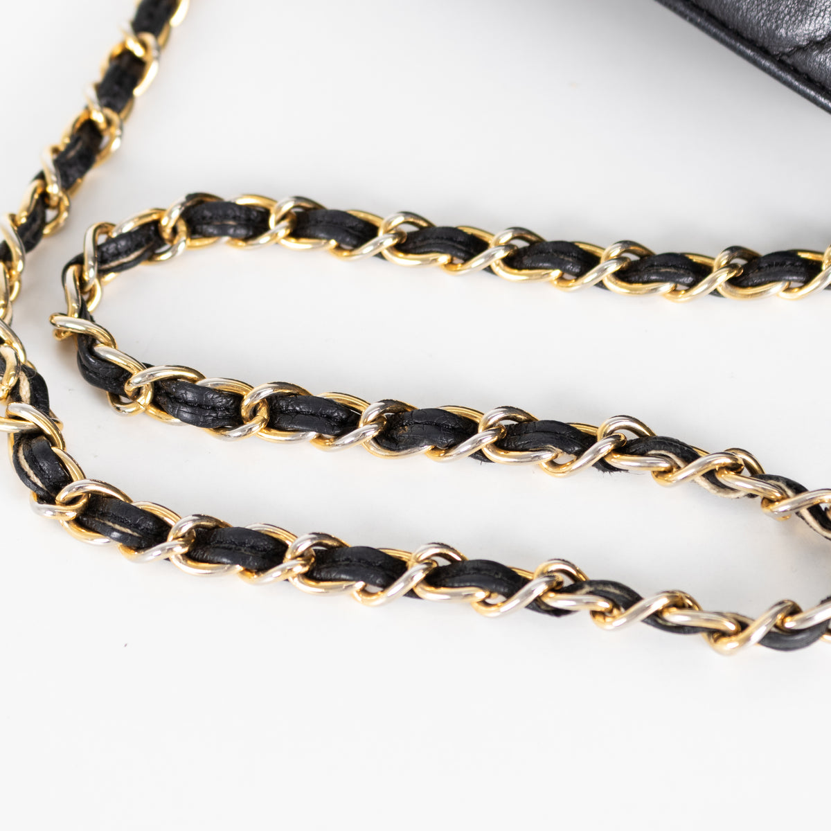 Chanel Black Vintage Quilted Flap Camera Bag