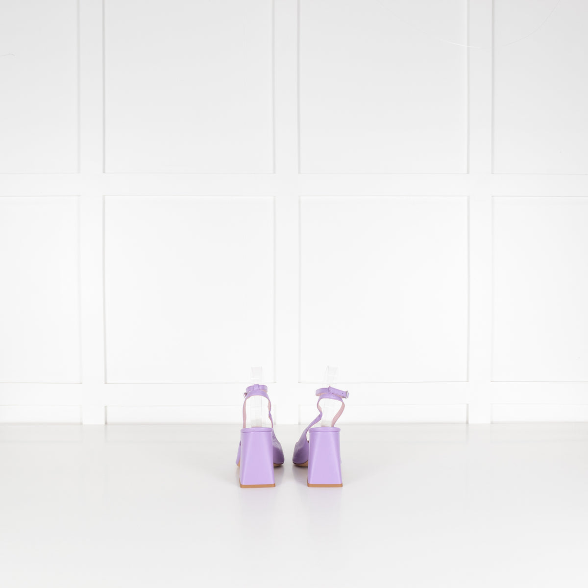 Essentiel Antwerp Lilac Block Heel Slingbacks