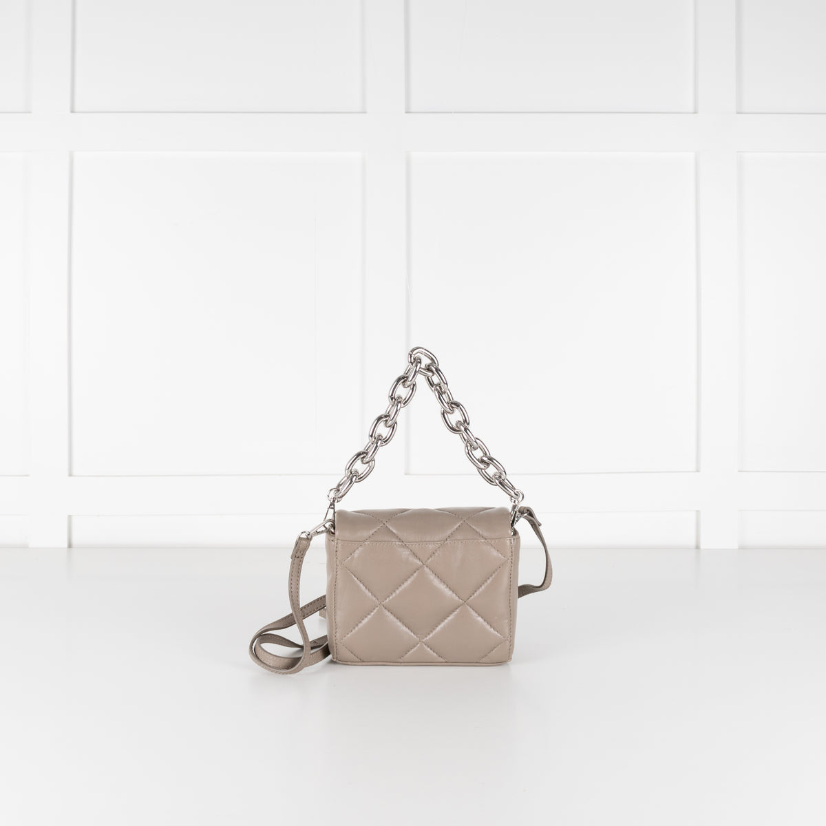 Stand Studio Taupe Brynn Quilted Bag