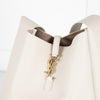 Saint Laurent Cream Large Le 5 a 7 Bag