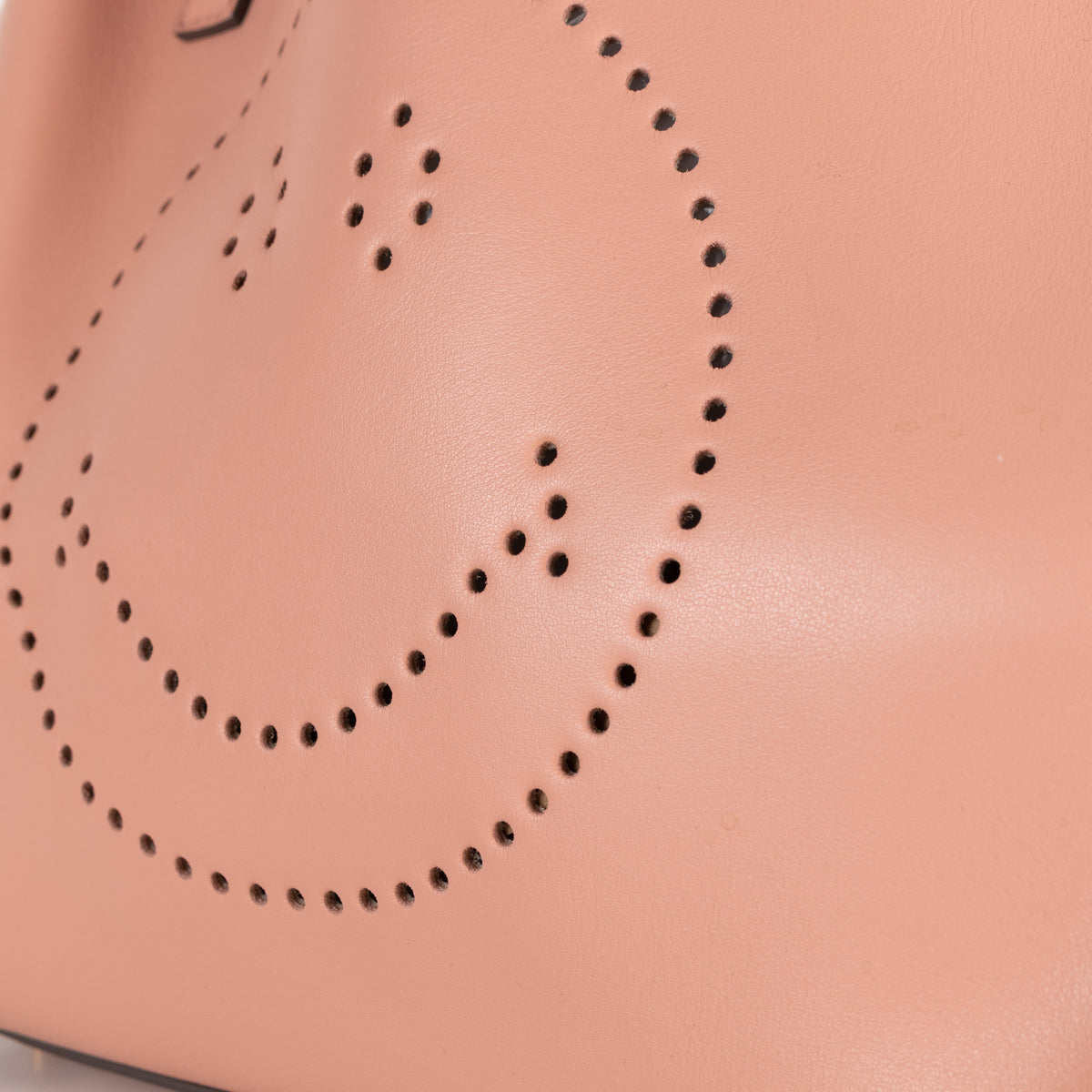 Anya Hindmarch Salmon Smiley Ebury Tote Bag